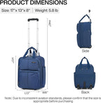 Hanke Softside Underseat Carry On Luggage - Image 3