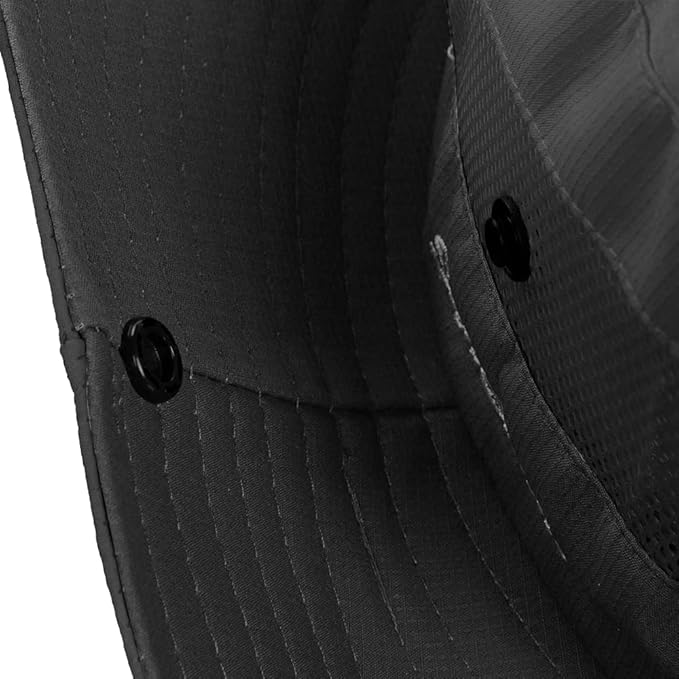 Rosoz Ponytail Sun Bucket Hats for Women UV Protection Foldable Mesh Wide Brim - Image 7