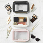 ROWNYEON Clear Makeup Case Toiletry Bag Multipurpose Travel Makeup Train Case - Image 6