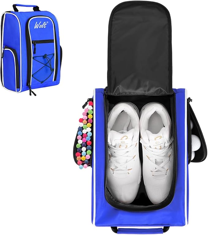 Wolt | Golf Shoe Bag for Travel- Zippered Shoes Carrier Bags by WOLT