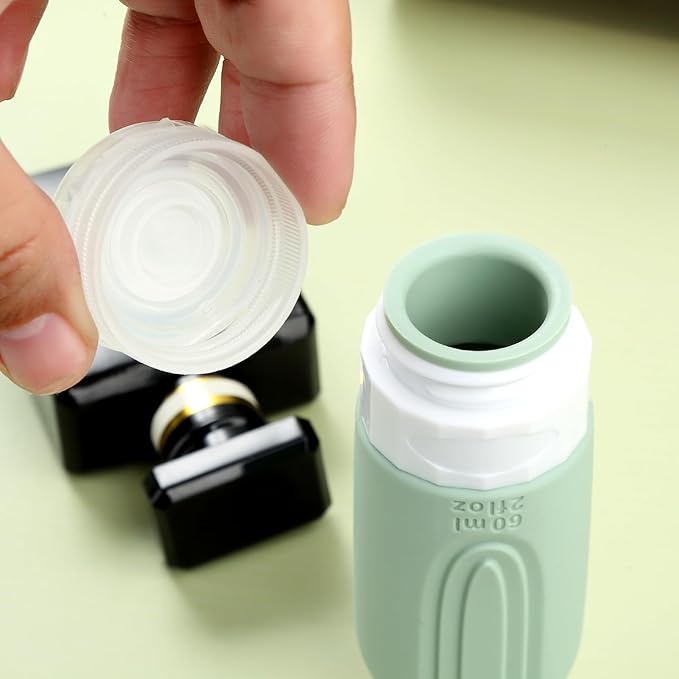 Travel Bottles for Toiletries, Tsa Approved 2oz Travel size Bottles, BPA Free - Image 9
