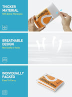SaphiRose Disposable Rain Ponchos Emergency Clear Poncho - Image 4