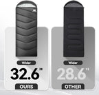 Sleeping Bags for Adults Cold Weather, Waterproof, Lightweight Camping Sleeping - Image 8