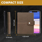 GARZINI Passport Holder with AirTag, Passport Wallet with RFID, Travel - Image 4