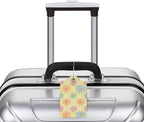Flowers Leather Luggage Tag - Image 5