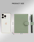 RFID Slim Passport Holder for Women, Compact Leather Passport Wallet - Image 5