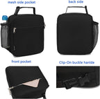 FlowFly Kids Lunch Box Insulated Letter Print Soft Bag Mini Cooler Back to - Image 4