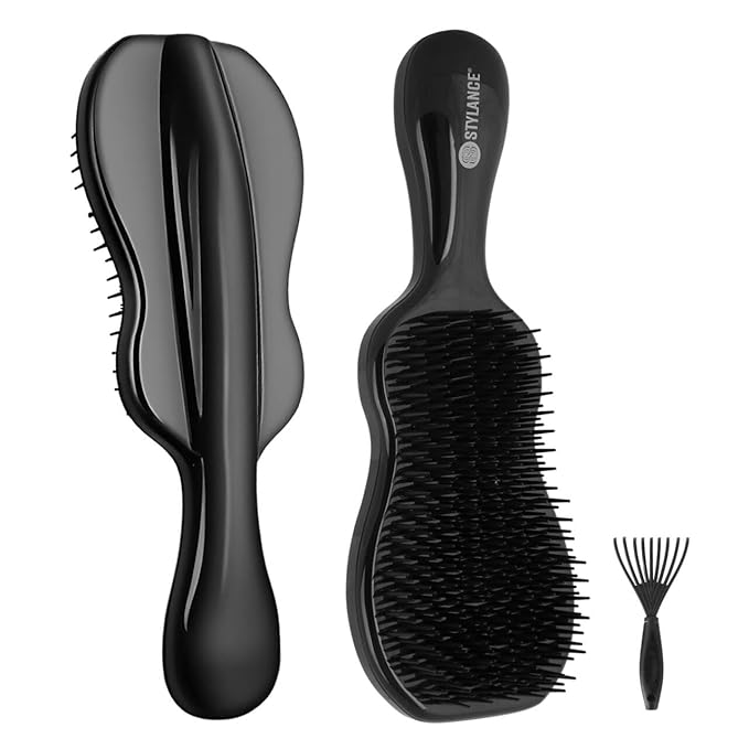 Detangling Hair Brush, Hair Styling Tools & Appliances for Natural/Wavy/Curly/Wet/Dry/Straight/Long Hair (Black)