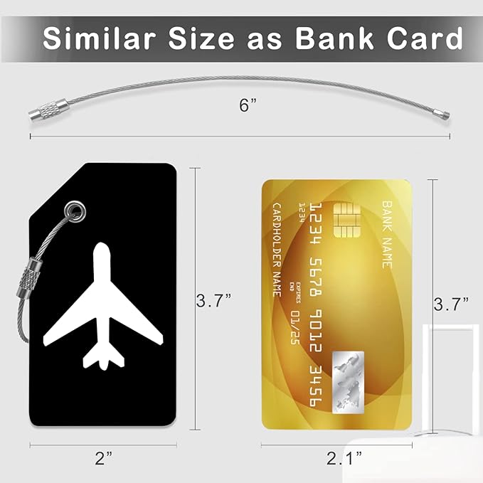 Luggage Tag 8 Pcak - Image 2