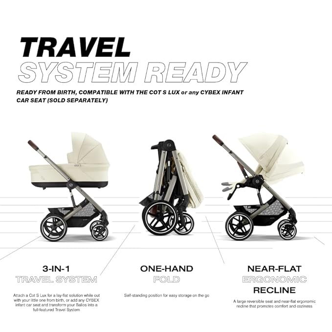 Cybex Balios S Lux Toddler and Baby Stroller - Image 3