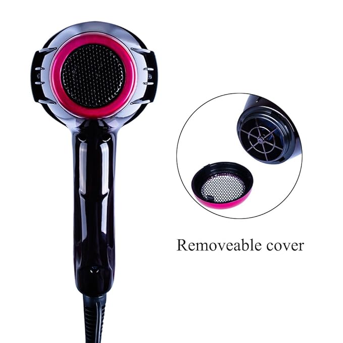 Professional Hair Dryer Powerful 3500 Watt Blow Dryer Salon Ceramic Tourmaline Ionic High Power Blow Dryer,Quick Dry Hair Dryers with AC Motor Concentrator Diffuser Attachments