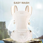 Bebamour Baby Carrier with Hip Seat, All-Position Breathable Mesh Hip Seat & - Image 6