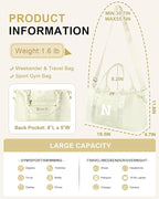 Initial Travel Duffel Bag Sports Gym Bag - Image 2