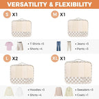 BAGAIL 9 Set Packing Cubes Luggage Packing Organizers - Image 2