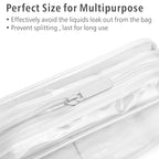 PACKISM TSA Approved Toiletry Bag, 3 Pack Clear Makeup Bag, Travel Makeup - Image 5