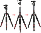 BONFOTO B690C Lightweight Carbon Fiber Portable Tripod Compact Travel Camera - Image 9