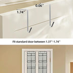 Over The Door Shoe Organizer, 14 Large Mesh Pockets Hanging Shoe Rack - Image 4