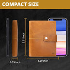 GARZINI Passport Holder with AirTag, Passport Wallet with RFID, Travel - Image 4