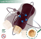 Collapsible Water Bottles, Leak Proof, Reuseable BPA Free Silicone Foldable - Image 5