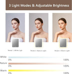 Makeup Bag with Led Mirror, Travel Makeup Organizer with 3 Color Setting - Image 5