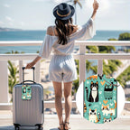 Luggage Tags for Suitcases (Cute Cat Print)
