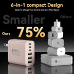 USB C Fast Charger Block, iPhone Charger Fast Charging Blocks 65W Multi Port - Image 4