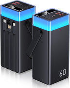 Power Bank 60000mAh 22.5W Fast-Charging Portable Charger by Unknown