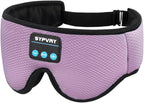 Sleep Mask Bluetooth Headphones Soft Wireless Headband Eye Mask Blackout - Image 7