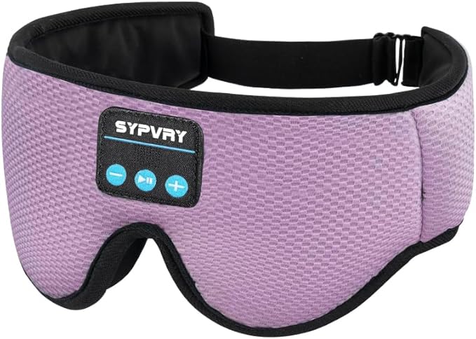 Sleep Mask Bluetooth Headphones Soft Wireless Headband Eye Mask Blackout - Image 7
