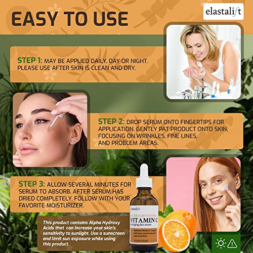 Vitamin C Facial Serum For Age Spots (1.75 Fl Oz (Pack of 1) / Brightening Vitamin C Serum)