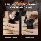 Portable Coffee Maker Travel Espresso Machine 120W Red Color, 19 Bar Pressure - Image 5