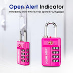 SURE LOCK TSA Approved 4-Digit Resettable Combination Luggage Locks - Image 3