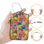 Luggage Tags for Suitcases (Impressionist Blooms)