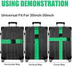 Luggage Straps for Suitcases TSA Approved-2 Pack Bright Personalized Luggage - Image 4