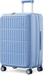 aji Expandable Top Open 26 Inch Checked Luggage by AJIVALUESTYLISHQUALITY