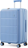 aji Expandable Top Open 24 Inch Checked Luggage by AJIVALUESTYLISHQUALITY