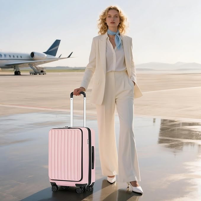 KYME 22-Inch Hardside Small Suitcase, 100% PC Hard Shell - Image 7