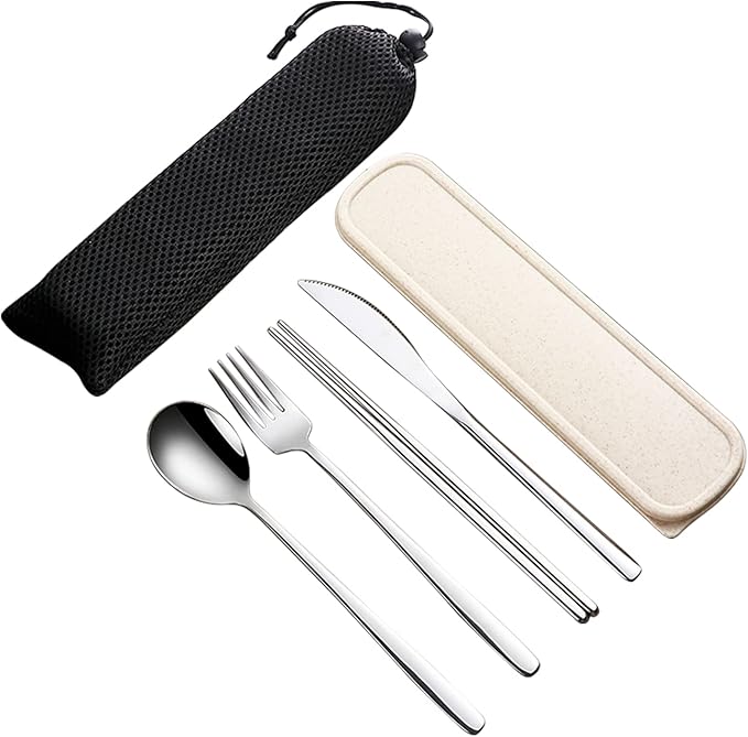 VANRA 4-Piece Portable Travel Utensils Set by VANRA