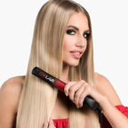 CHI Lava Ceramic 1″ Flat Iron Hair Straightener, Volcanic Lava Ceramic Plates for Smooth, Even Styling, 11 ft Swivel Cord, Heat-Stable Hair Flat Iron for All Types