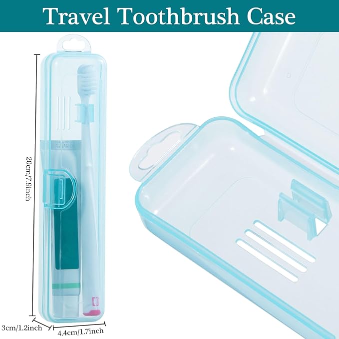 Toothbrush Case Holder 2 Pack, 7.87 x 1.85 x 1.18” - Image 2