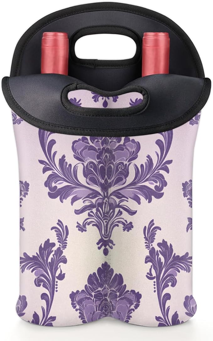 Neoprene Wine Tote, Bottle Carrier Gag Insulating Neoprene Thicker, Insulated - Image 5