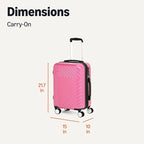 Amazon Basics 21" Hardside Carry-On Luggage - Image 6
