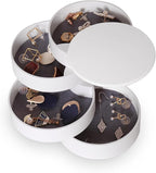 CONBOLA Jewelry Organizer, Small Jewelry Storage Box Earring Holder by CONBOLA