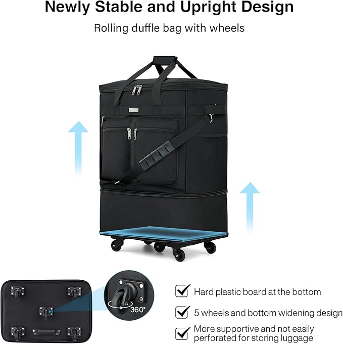 MILADA Expandable Luggage Bags for Travel Foldable Suitcase - Image 3