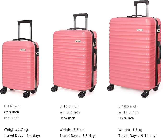 Luggage Set 3 Pieces -Suitcase Set - Image 2