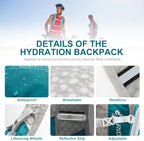 INOXTO Hydration Pack Backpack ，Water Backpack - Image 3