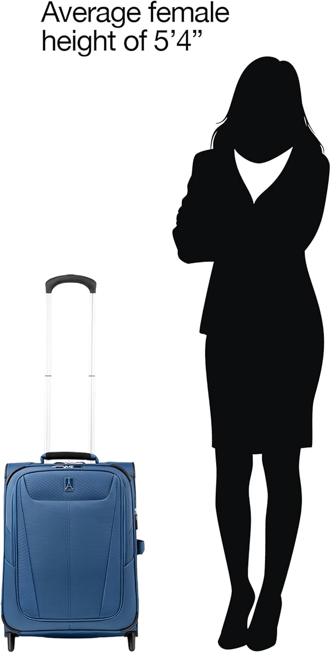 Travelpro Maxlite 5 Softside Expandable Upright 2 Wheel Carry on Luggage - Image 8
