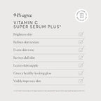 Naturium Vitamin C Super Serum Plus Jumbo, Smoothing Face Care, plus Retinol, Hyaluronic Acid, Niacinamide & Salicylic Acid, 2 oz