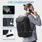 BANGE Business Backpack with USB Charging Port, Anti Theft Laptop Backpacks Fit - Image 6