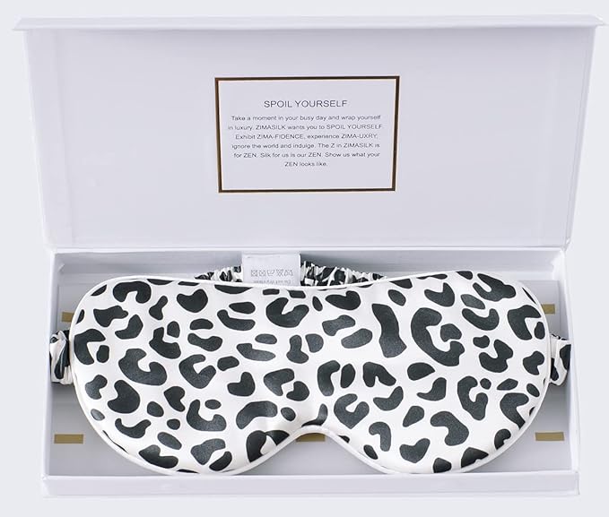 ZIMASILK Adjustable 100% 22 Momme Mulberry Silk Sleep Mask by ZIMASILK